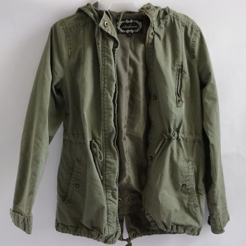 Women’s Army Hooded Jacket